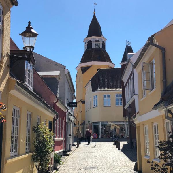 The Street of Bøjestræde in the city of Faaborg | Denmark | VisitFaaborg